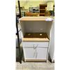 Image 1 : PORTABLE SINGLE DRAWER 2 DOOR CABINET 24" X 16" X 45"