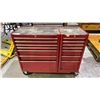 Image 2 : 14 DRAWER PORTABLE TOOLBOX WITH ASSORTED TOOL CONTENTS INCLUDING; CLAMPS, SCREWDRIVERS, RATCHET