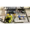 Image 2 : ASSORTED TOOLS INCLUDING; RYOBI ELECTRIC SCREWDRIVER WITH BATTERY & CHARGER, MASTERCRAFT