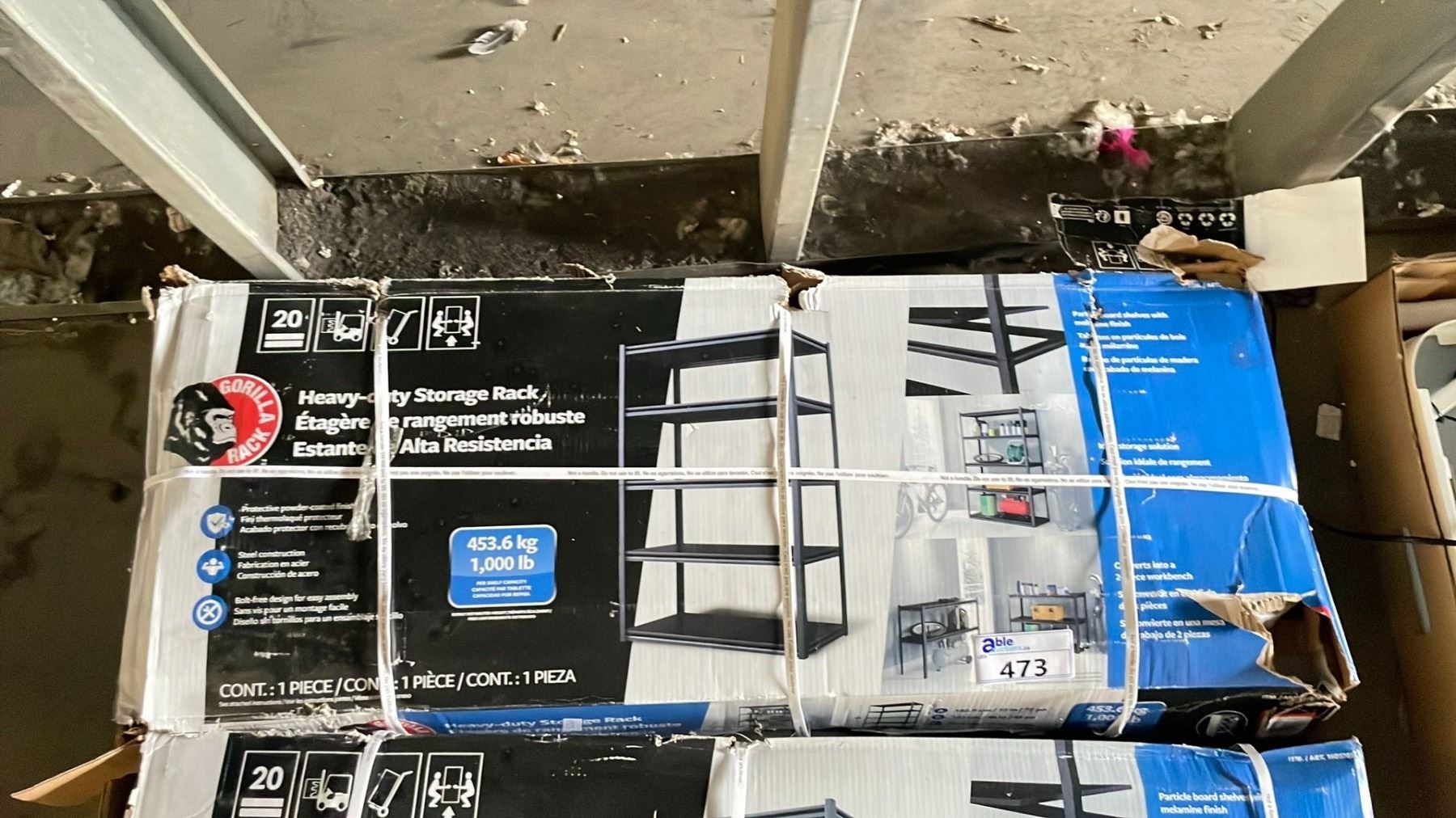 GORILLA RACK HEAVY-DUTY STORAGE RACK (UNKNOWN CONDITION, MAY BE MISSING ...