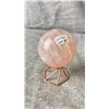 Image 2 : ROSE QUARTZ SPHERE LISTED RETAIL $600