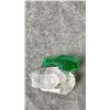 Image 2 : CLEAR QUARTZ WITH GLASS FISH DISPLAY LISTED RETAIL $600 (NOT ATTACHED)