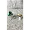 Image 2 : MALACHITE LISTED RETAIL $250, & AGATE HEART LISTED RETAIL $150