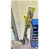 Image 1 : BUNDLE OF ASSORTED TOOLS INCLUDING; POST HOLE DIGGER, SHOVEL, 6-PC LIGHT BULB CHANGER & MORE