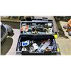 Image 2 : TOOLBOX WITH ASSORTED TOOL & BATTERY CONTENTS