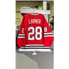 Image 2 : AUTOGRAPHED CHICAGO BLACKHAWKS STEVE LARMER JERSEY WITH COA