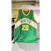 Image 1 : AUTOGRAPHED SEATTLE SONICS GARY PAYTON JERSEY