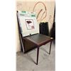 Image 2 : COSCO BRIDGEPORT COLLECTION PREMIUM WOOD FOLDING TABLE