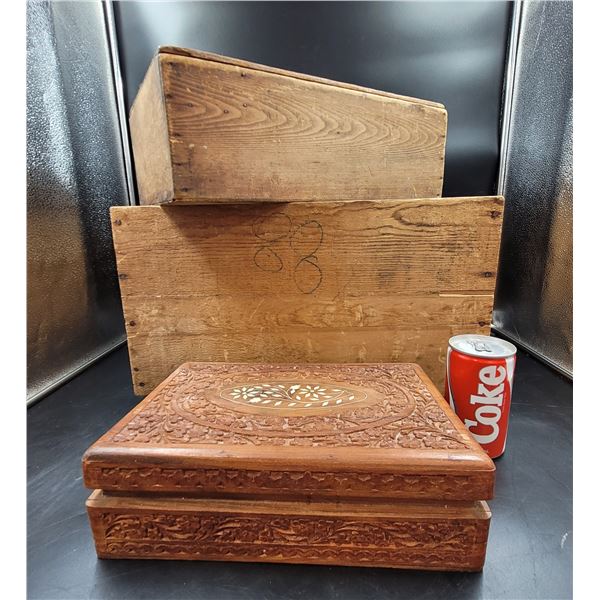 Vintage Wooden Boxes
