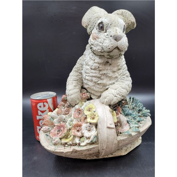 Concrete Rabbit Garden Statue