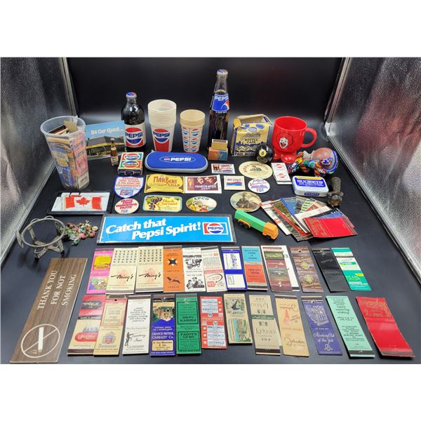 Vintage Collectibles and Match Packets