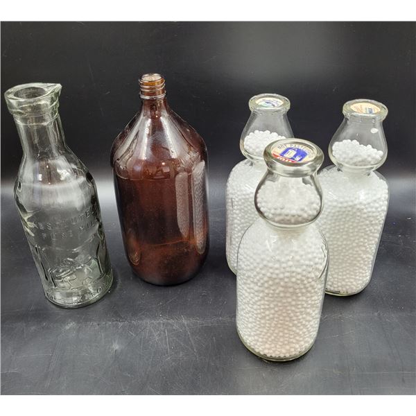 Vintage Milk Bottles