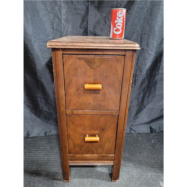 Vintage Wooden Bedside Table