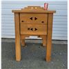 Image 1 : Vintage Pine Arts and Crafts Drawered Side Table