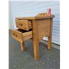 Image 2 : Vintage Pine Arts and Crafts Drawered Side Table