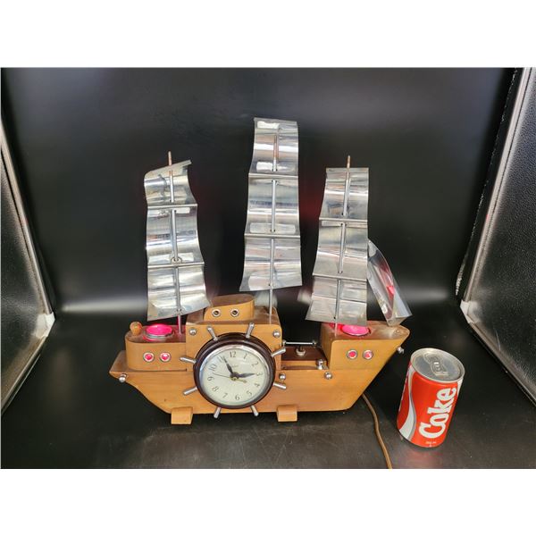 MCM United Boat Clock with Lights