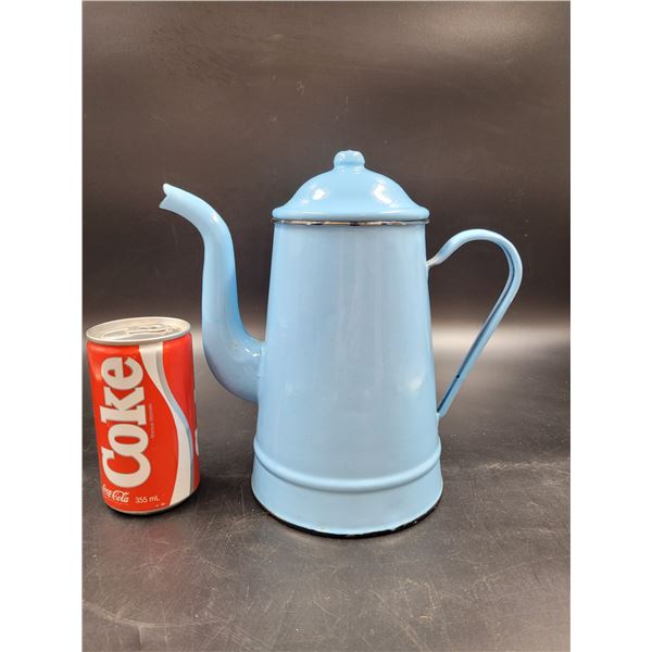 Vintage Enamel Coffee Pot