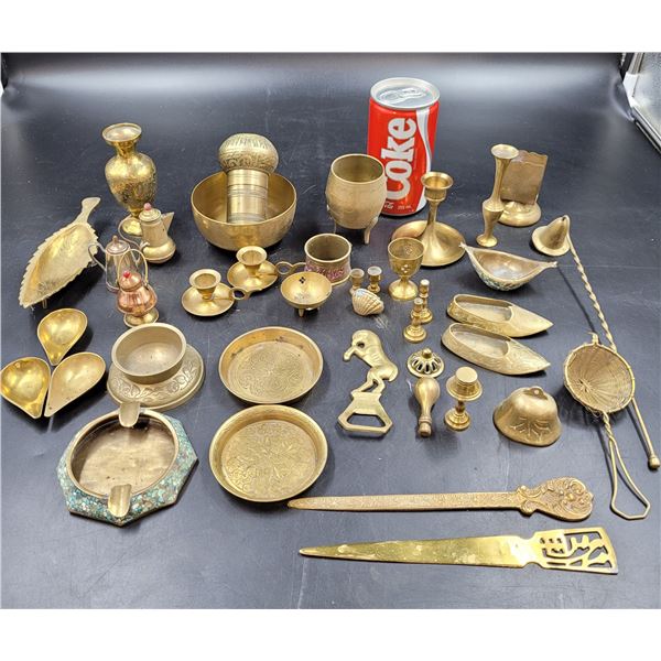 Vintage Smalls Brass Lot