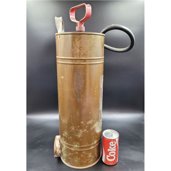 Vintage Copper Fire Extinguisher