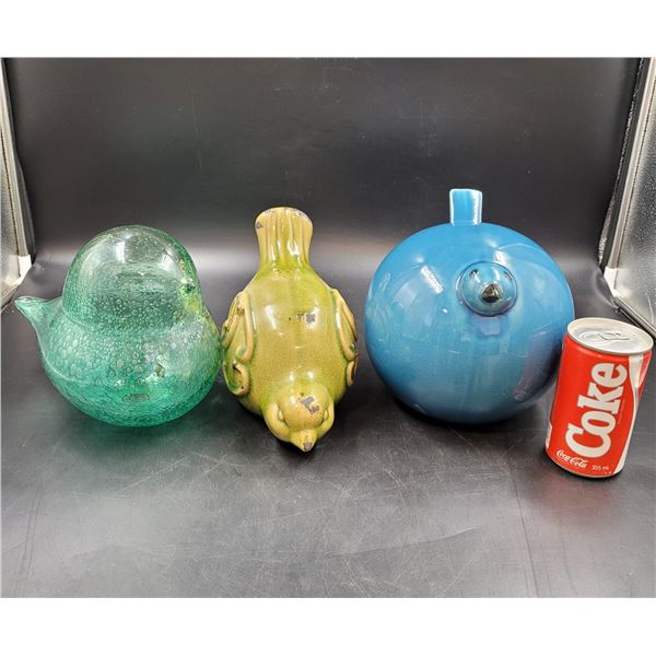 Glass Garden Décor Birds