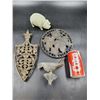Image 1 : Cast Iron Trivet and Animal Lot