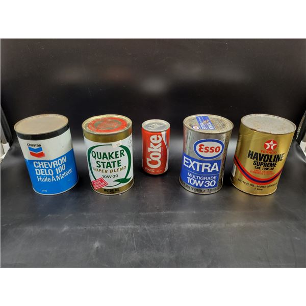 Vintage Motor Oil Cans