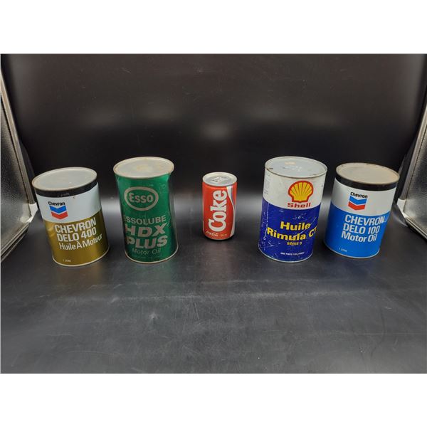 Vintage Motor Oil Cans