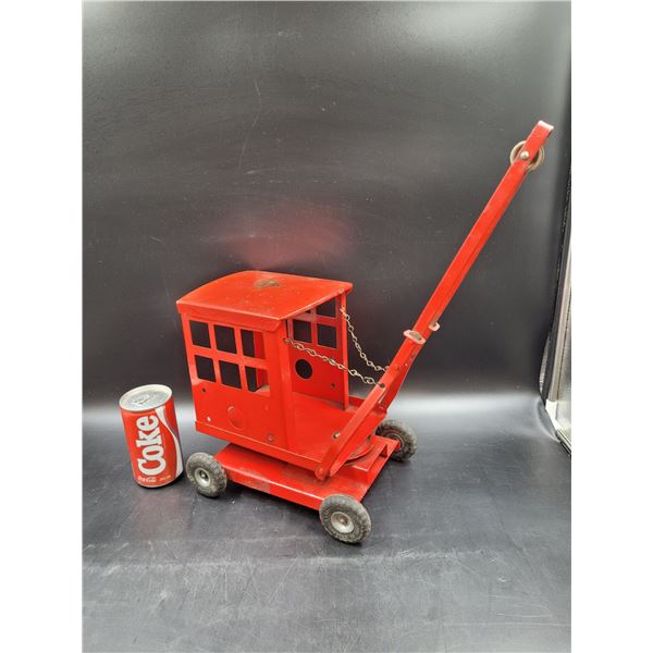 Vintage Pressed Steel Tri-Ang Crane