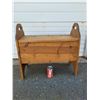 Image 1 : Vintage Handcrafted Pine Storage Bench