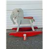 Image 1 : Vintage Hand Painted Rocking Elephant