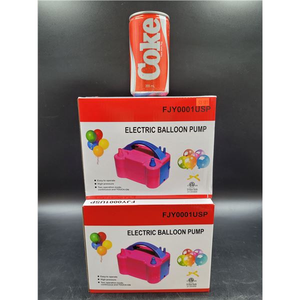 2 Electric Balloon Pumps