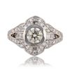 0.80 ctw CENTER Diamond Platinum Ring (1.44 ctw Diamonds)
