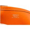 Image 8 : Hermes Orange Epsom Leather Evelyne GM Hobo Bag