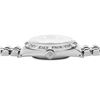 Image 4 : Rolex Mens Stainless Steel Silver Index Dial 18K Gold Pyramid Diamond Bezel Date