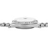 Image 5 : Rolex Mens Stainless Steel Silver Index Dial 18K Gold Pyramid Diamond Bezel Date