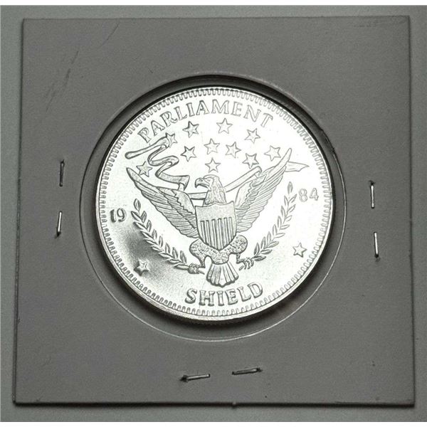 1984 Parliament Shield 1 ozt .999 Silver