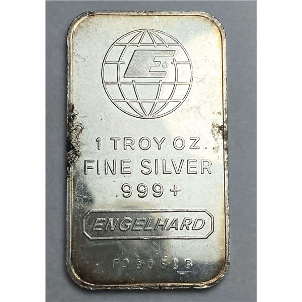 Engelhard 1 ozt .999 Silver Bar