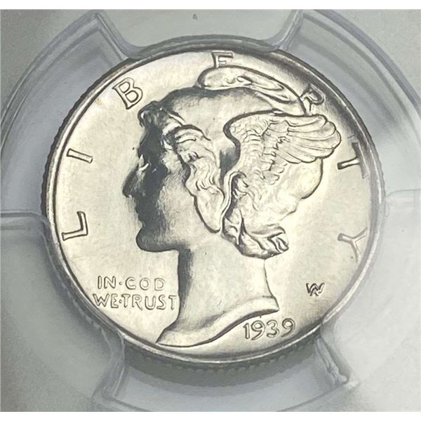 1939-S Mercury Silver Dime PCGS MS67
