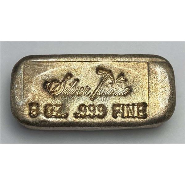 Vintage SilverTowne 5 ozt .999 Silver Bar