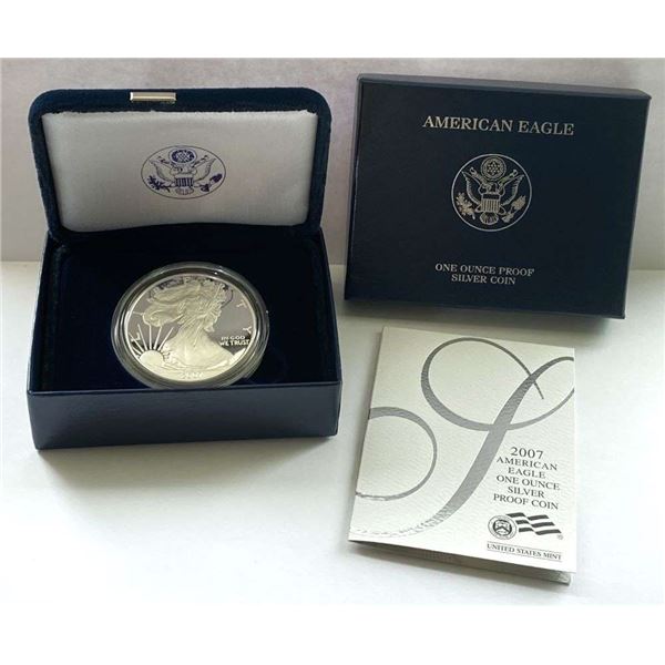 2007-W American Silver Eagle PF69 OGP