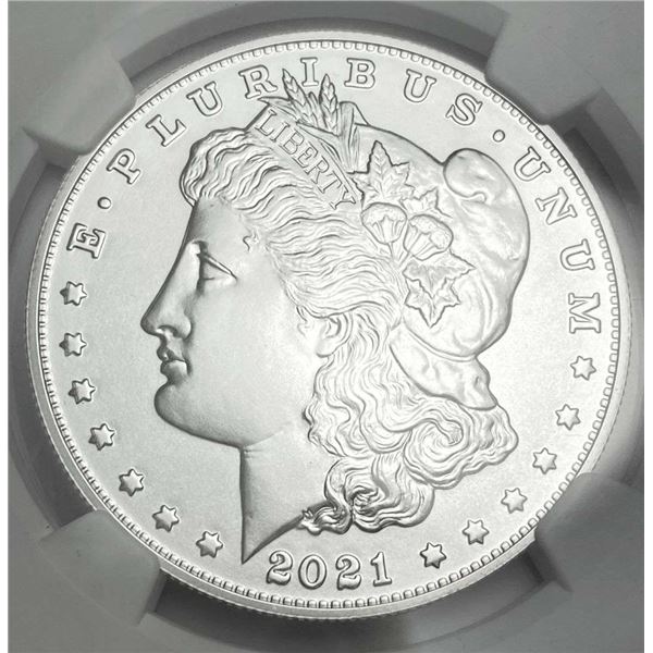 2021 Morgan Silver Dollar NGC MS70 Early Releases 100th Anniversary