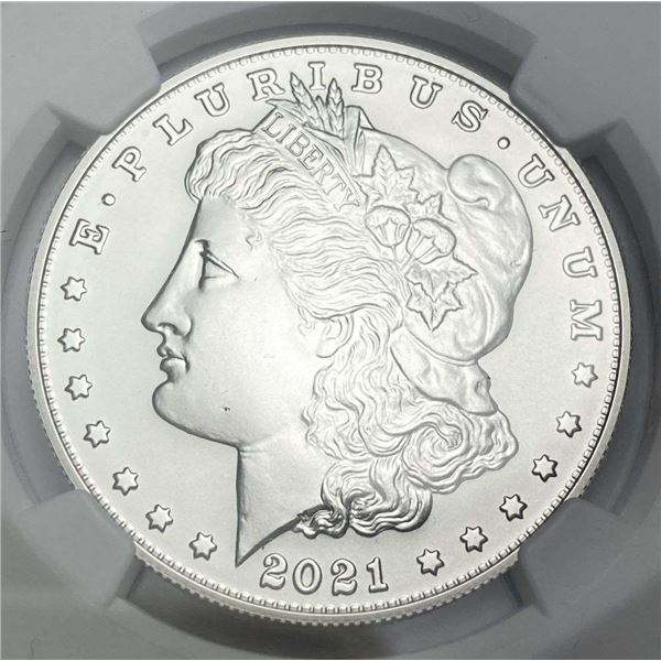 2021-S Morgan Silver Dollar NGC MS70 Early Releases 100th Anniversary