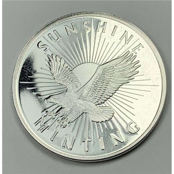 Sunshine Minting Eagle Proof 1/2 ozt .999 Silver