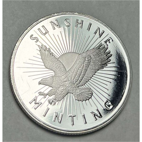 Sunshine Minting Eagle Proof 1 ozt .999 Silver