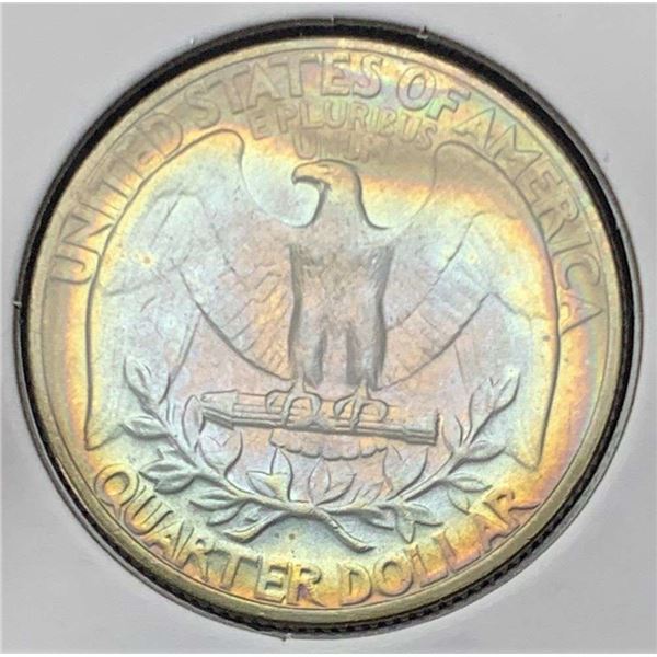 Absolutely Stunning! 1971 Rainbow Toned Washington Quarter