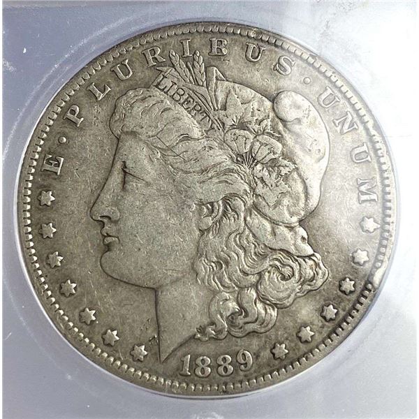 1889-S Morgan Silver Dollar ICG VF25
