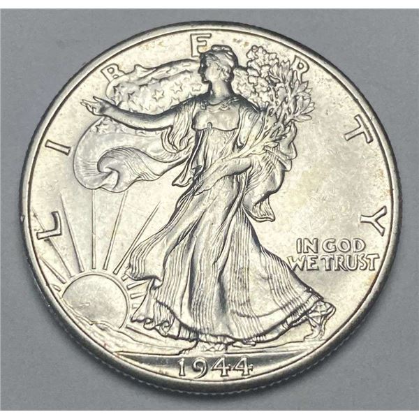 1944-D Walking Liberty Silver Half Dollar MS63