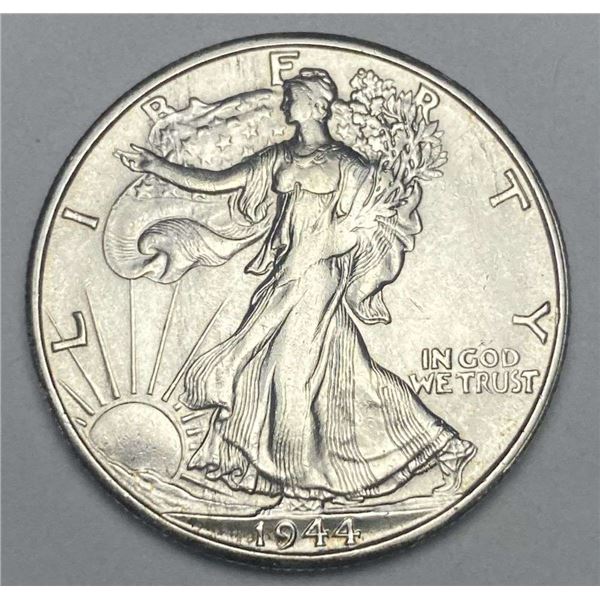1944-S Walking Liberty Silver Half Dollar MS64