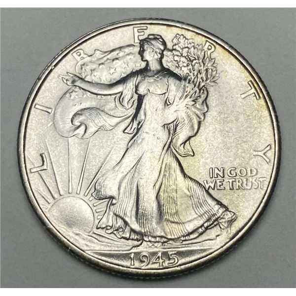 1945-S Walking Liberty Silver Half Dollar MS64