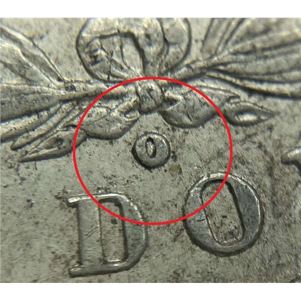 1880-O Micro "O" Morgan Silver Dollar AU